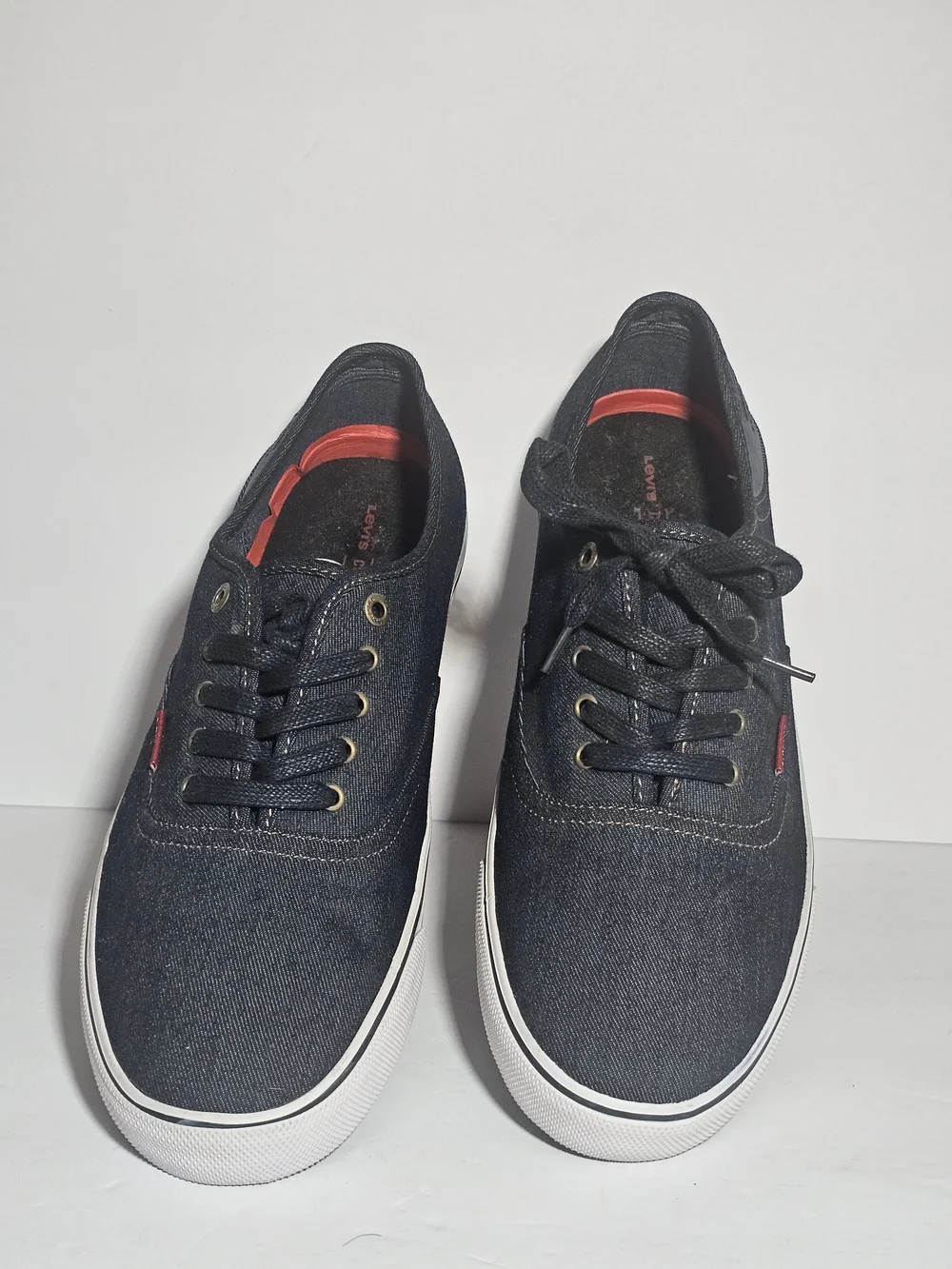Levi's Comfort Tech Denim Sneakers Mens Size 13 Preppy Lace Up Casual Skate Shoe